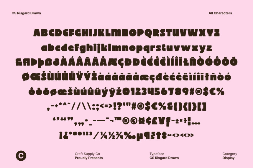CS Risgard Drawn Font preview image 5