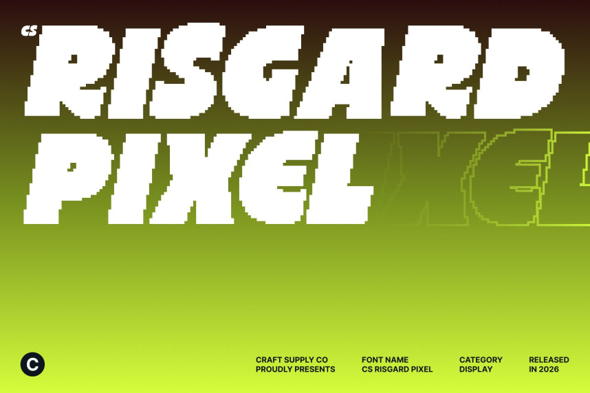 CS Risgard Pixel Font