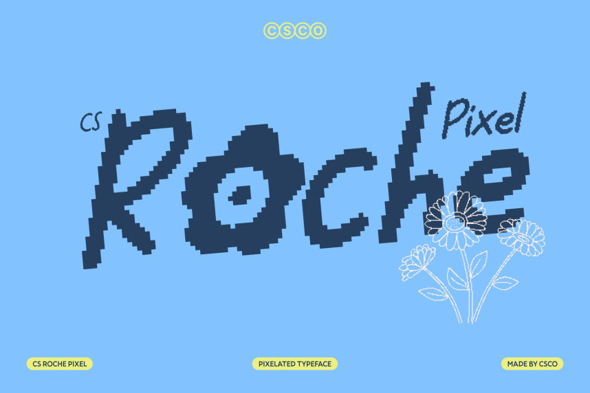 CS Roche Pixel Font