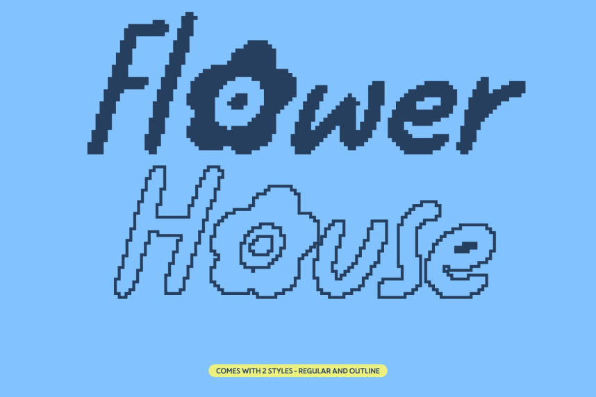 CS Roche Pixel Font preview image 3