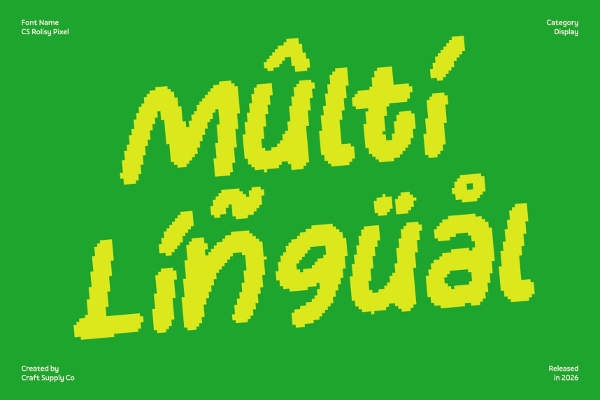 CS Rolisy Pixel Font preview image 4