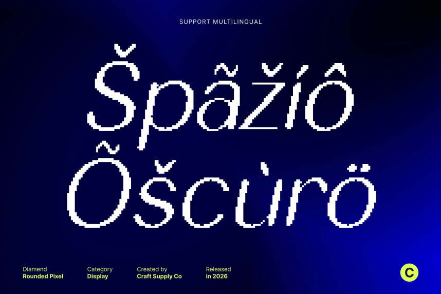 Diamend Rounded Pixel Font preview image 4