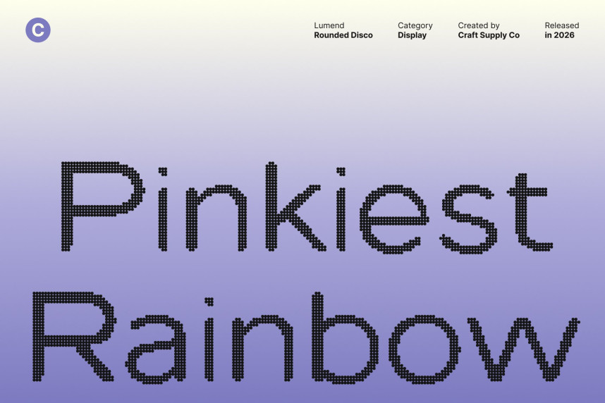 Lumend Rounded Disco Font preview image 2