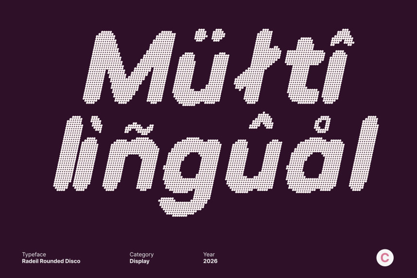 Radeil Rounded Disco Font preview image 4
