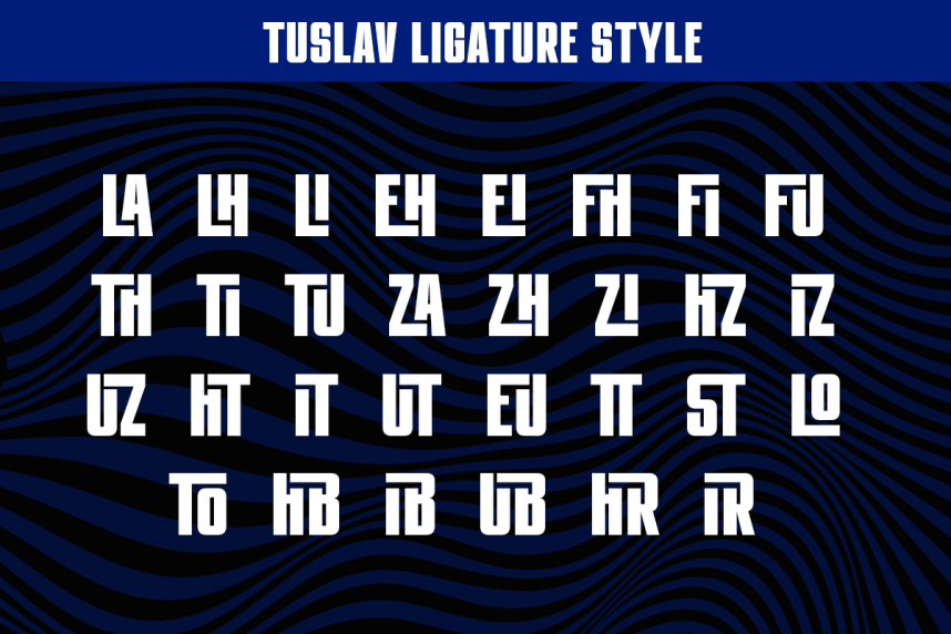 Tuslav Font preview image 5
