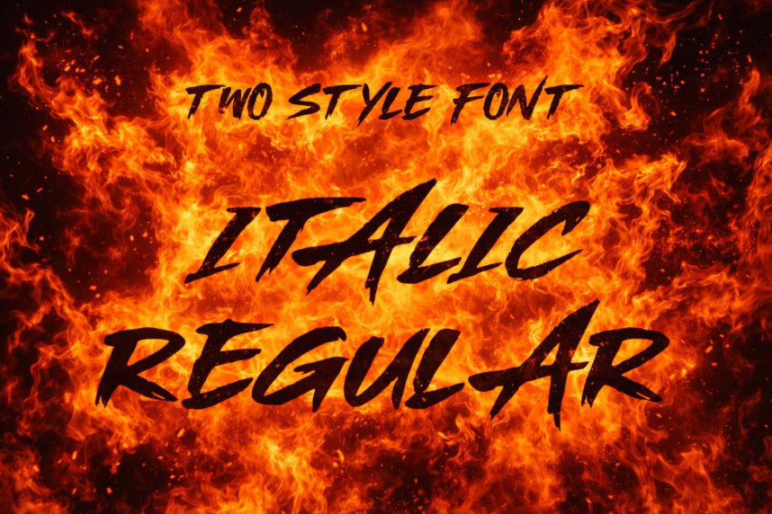 Shock Rumble Font preview image 5