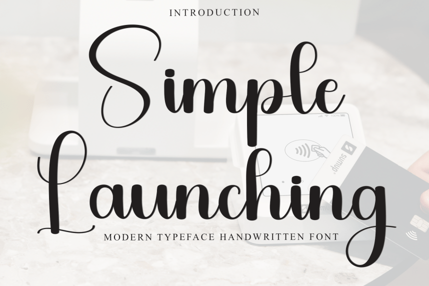 Simple Launching – Creative Handwritten Font