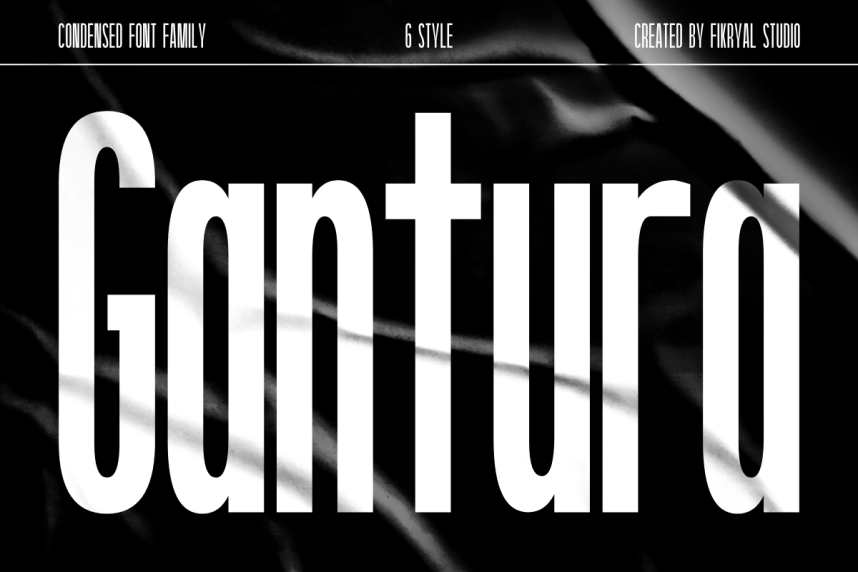 Gantura - Condensed Font Family