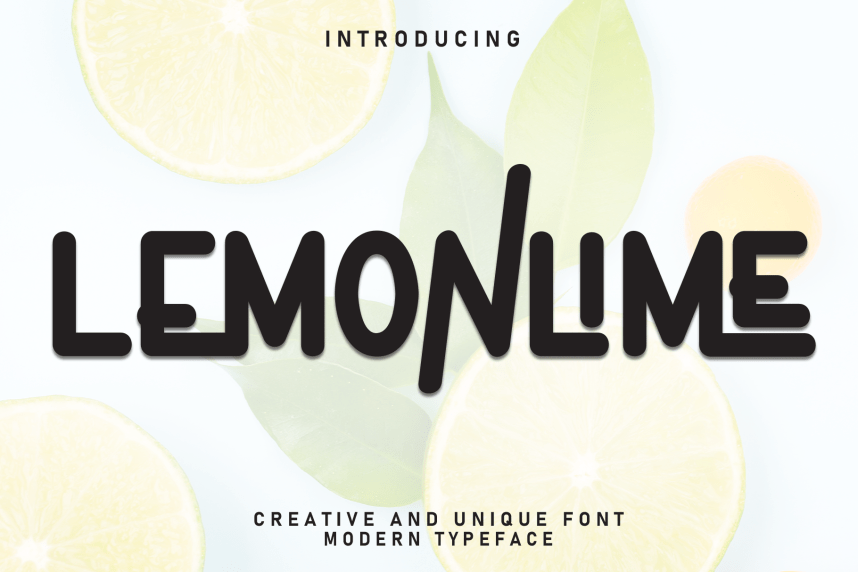 Lemonlime – Creative And Unique Font