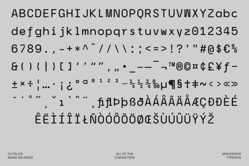 CS Felice Mono Rounded preview image 5