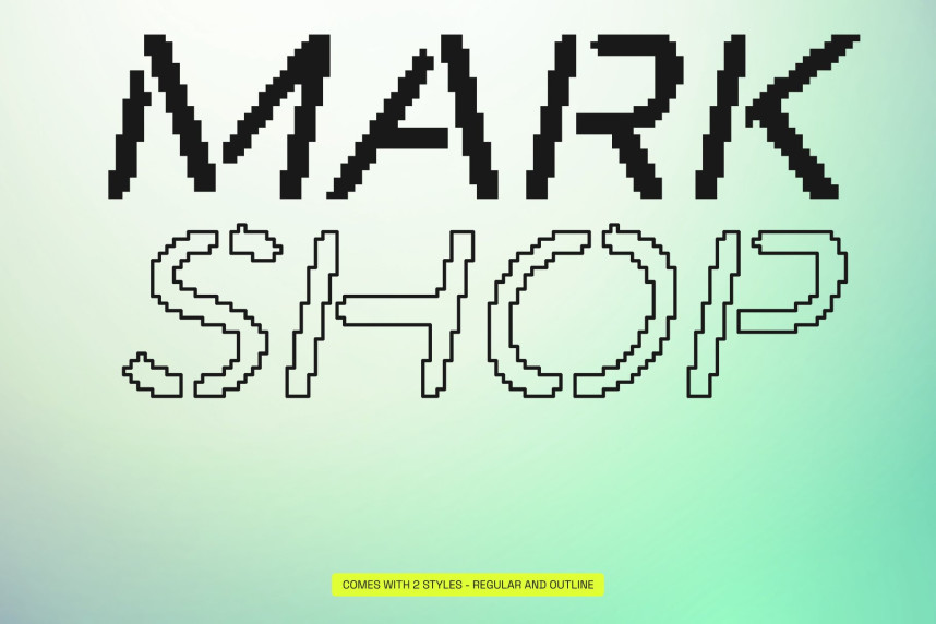 Darbots Rounded Pixel Font preview image 2