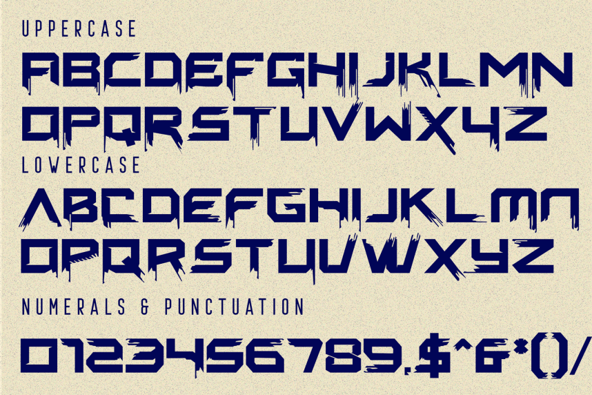 Machine Learning – Display Font preview image 4