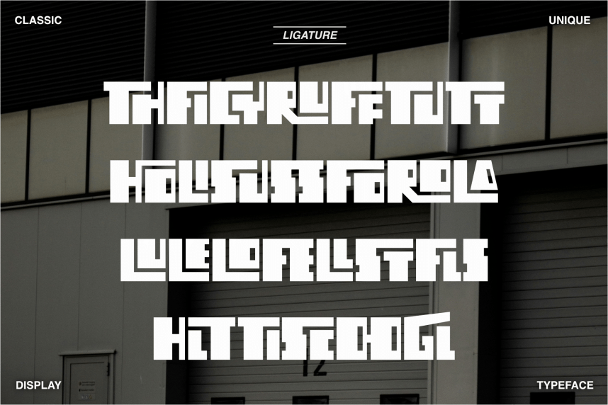 Propolish Rufftu Display Font preview image 4