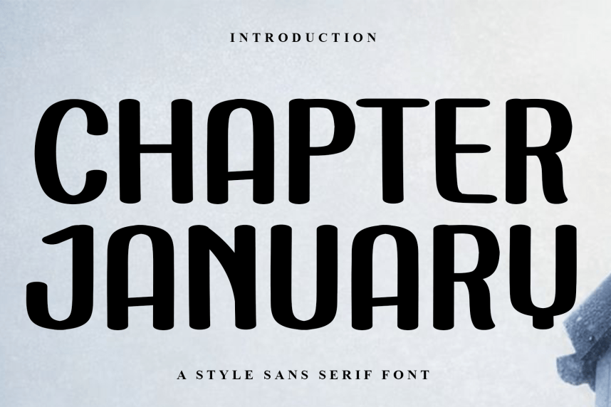 Chapter January Display Font