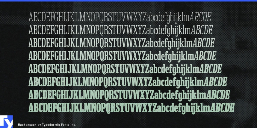 Hackensack Font preview image 2