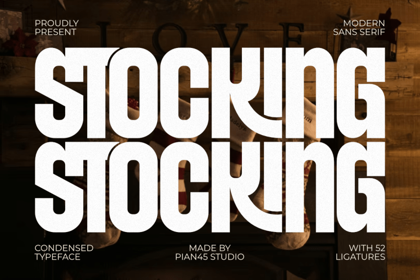 Stocking – Condensed Sans Serif Font