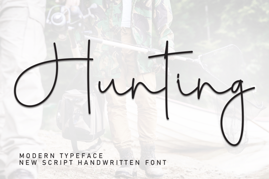 Hunting - Casual Handwritten Font
