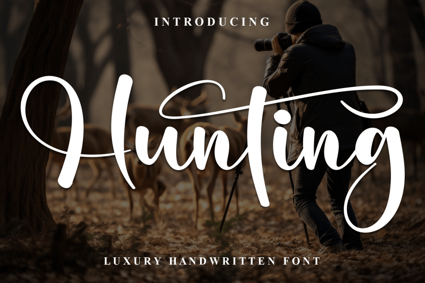 Hunting – Casual Handwritten Script Font