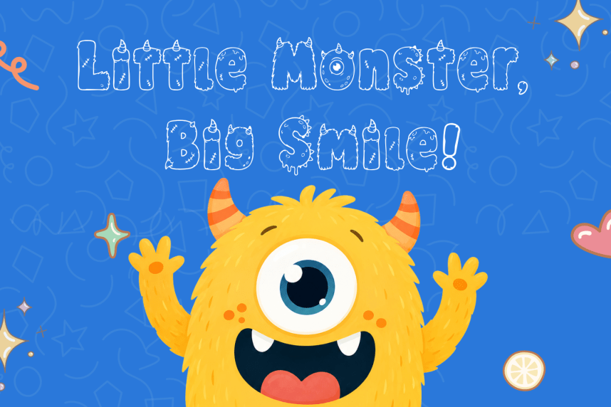 Monsterkins – Monster Display Font preview image 2