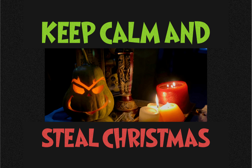 Single Grinch – Christmas Display Font preview image 3