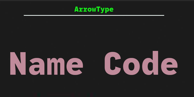 AT Name Code Font Family