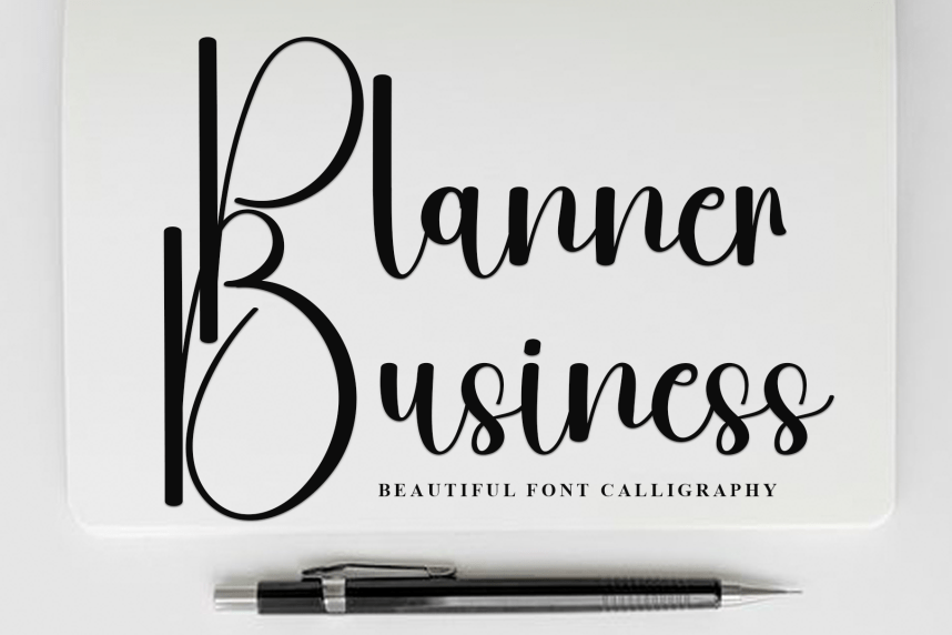 Alignment – Modern Handwritten Script Font preview image 3