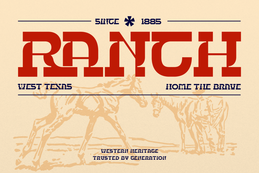 Bebop Rodeo | Western Slab Serif Font preview image 3