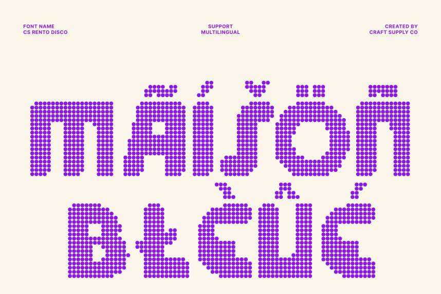 CS Rento Disco Font preview image 4