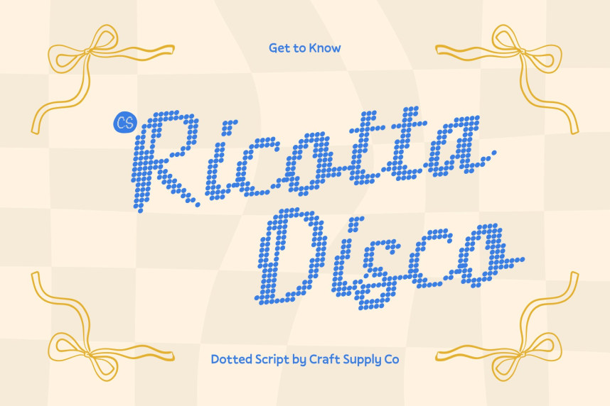CS Ricotta Disco Font