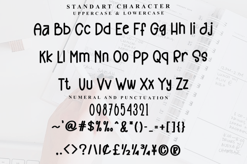 Design Handmade Handcrafted Font preview image 4
