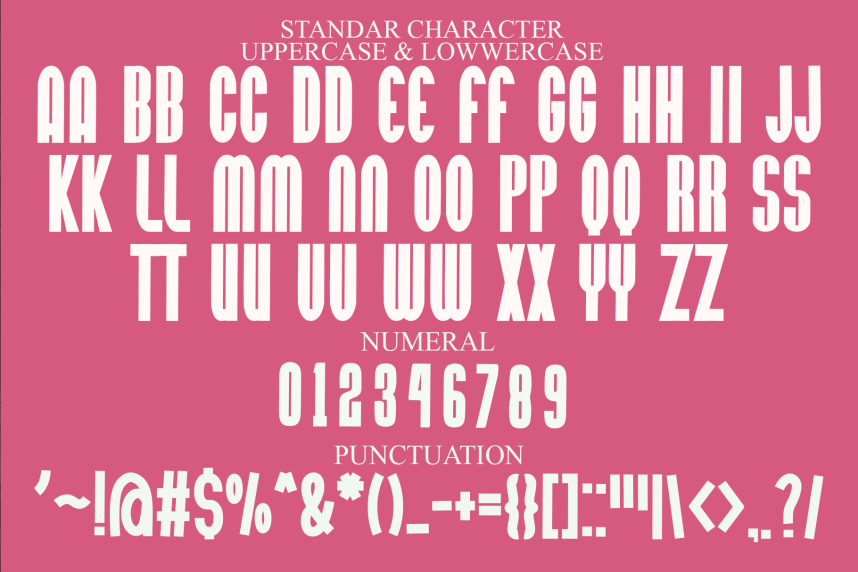 February Handmade Display Font preview image 3