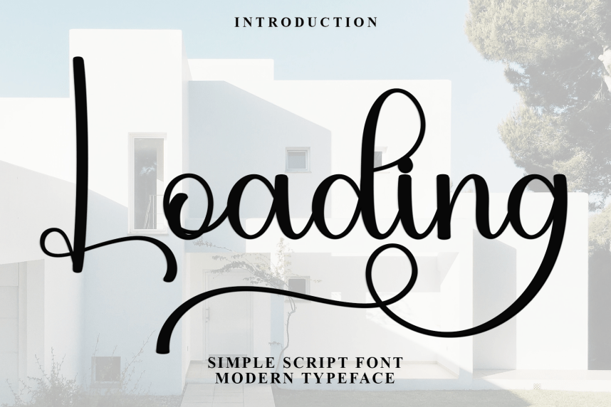 Loading – Creative Handwritten Font