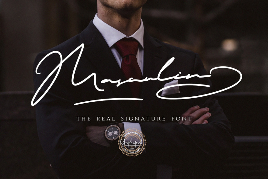 Masculin Script Font