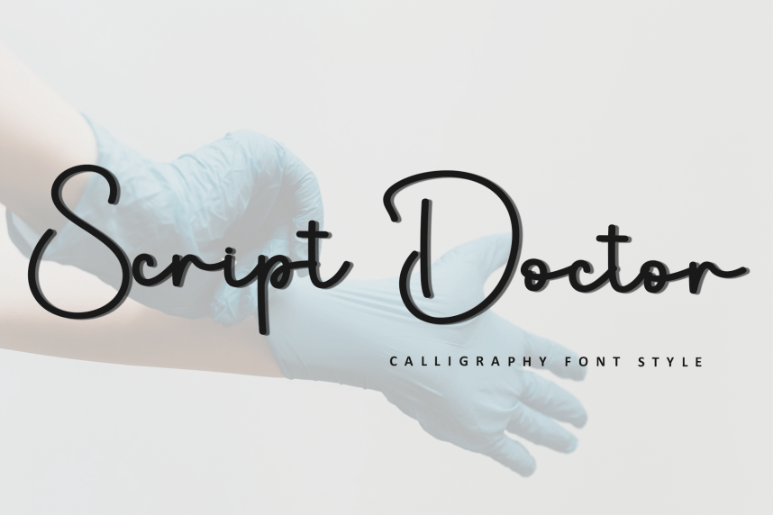 Script Doctor - Simple Handwritten Font