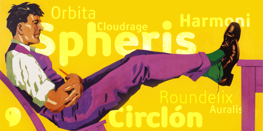 Spheris Round Font preview image 2