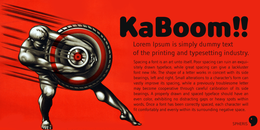 Spheris Round Font preview image 4