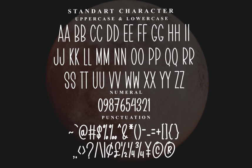 Sticker Handmade Font preview image 5