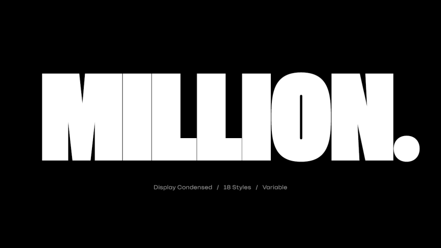 Million Typeface