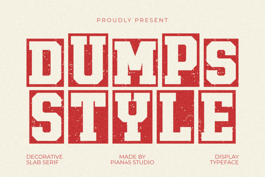 Dumps Style Font