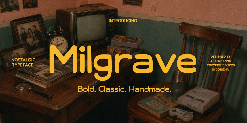 Milgrave - A Classic Geometric Font