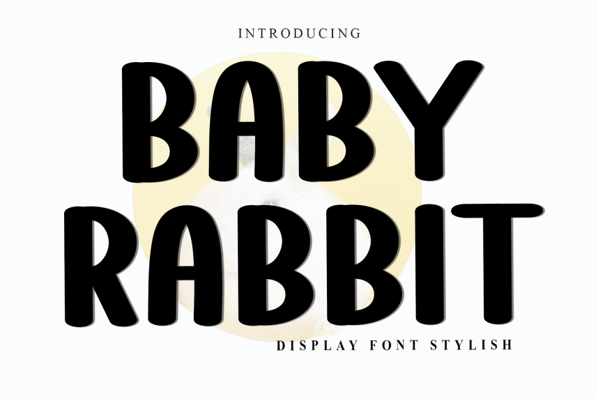 Baby Rabbit Display Font