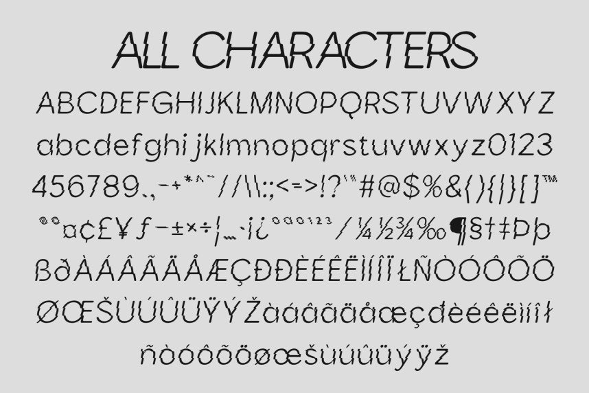 Brendie Rippled Font preview image 5