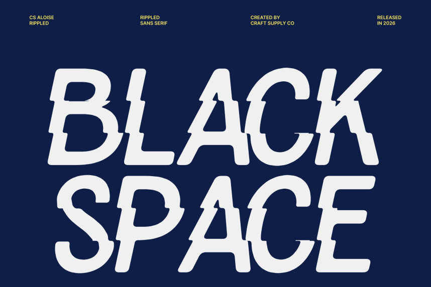 CS Aloise Rippled Font preview image 2