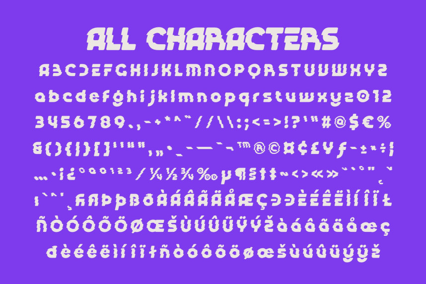 CS Beside Rippled Font preview image 5