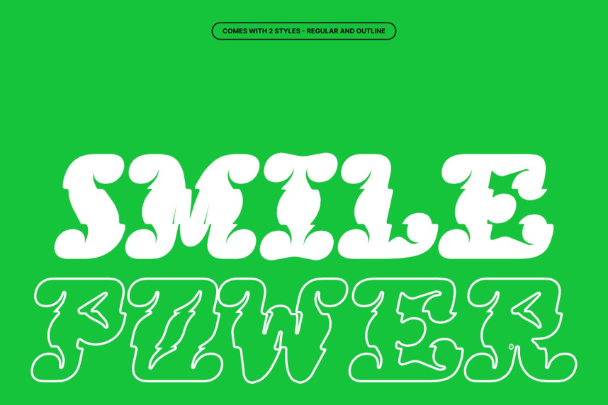CS Maize Rippled Font preview image 3