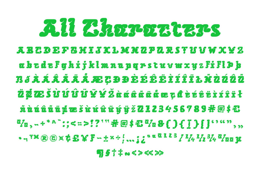 CS Maize Rippled Font preview image 5