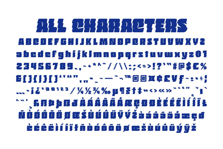 CS Matbold Rippled Font preview image 5