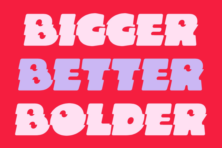 CS Modena Rippled Font preview image 2