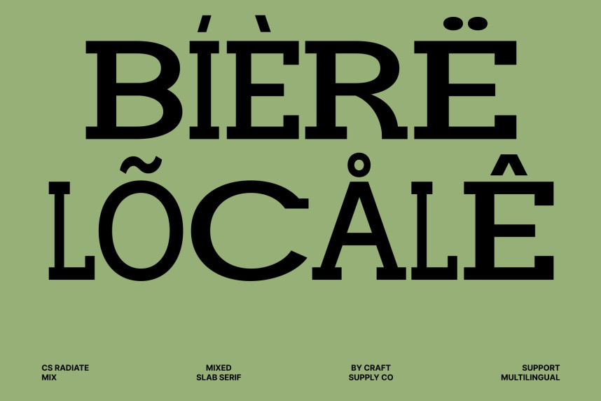CS Radiate Mix Font preview image 4