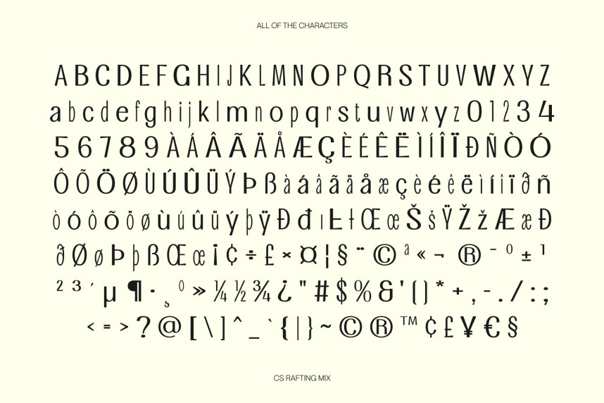 CS Rafting Mix Font preview image 5